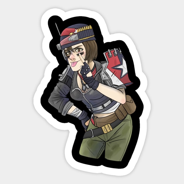 Moze- BL3 Sticker by Frigonimy